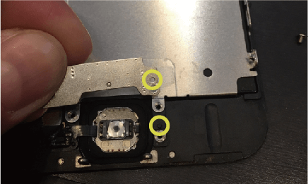 iPhone6ホームボタン交換8