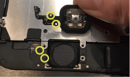 iPhone6ホームボタン交換6