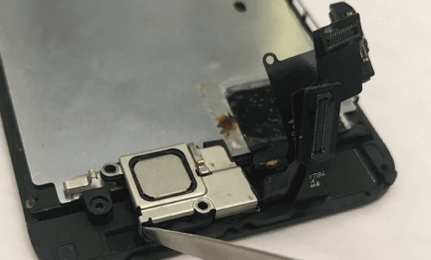 iPhone5Sフロントカメラ近接センサー①