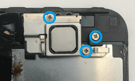 iPhone5Sフロントカメラ近接センサー