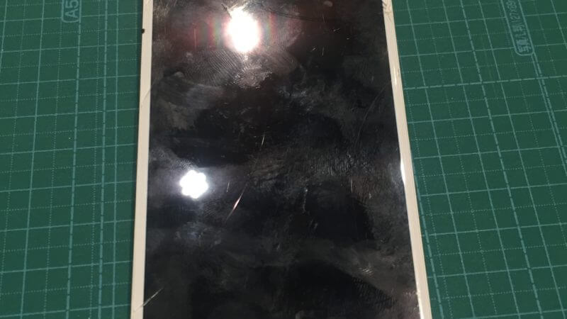 iphone6sのガラス割れ修理を実施しました！