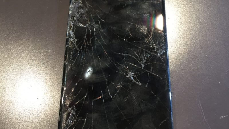 iphone6sのガラス割れ修理を実施致しました！