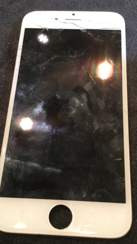 iphone6sのガラス割れ修理を実施致しました！